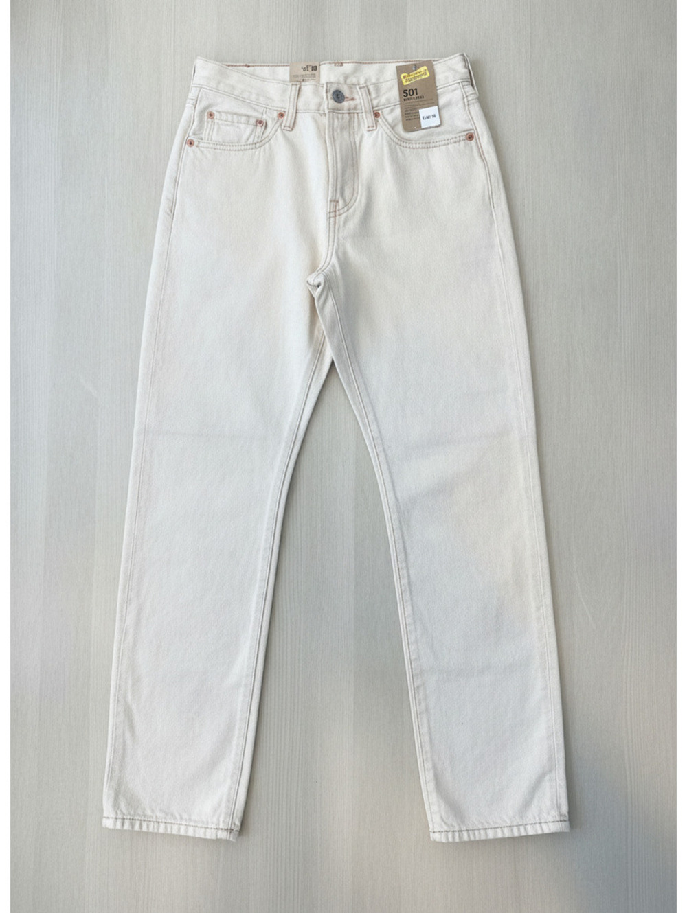 Levi's 501 Original Fit White Denim Jeans
